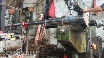 New Milling Technique | Good Milling Tool For Cutting Keyway On Long Shaft