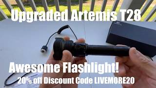Upgraded BRINYTE Artemis T28 Flashlight Review #brinyte #artemist28