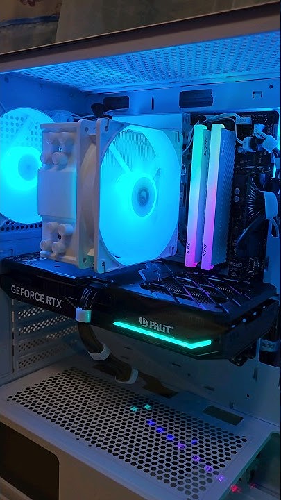 сборка пк на i5 12400f и rtx 4070 в белом корпусе PowerCase evo! #intel ...
