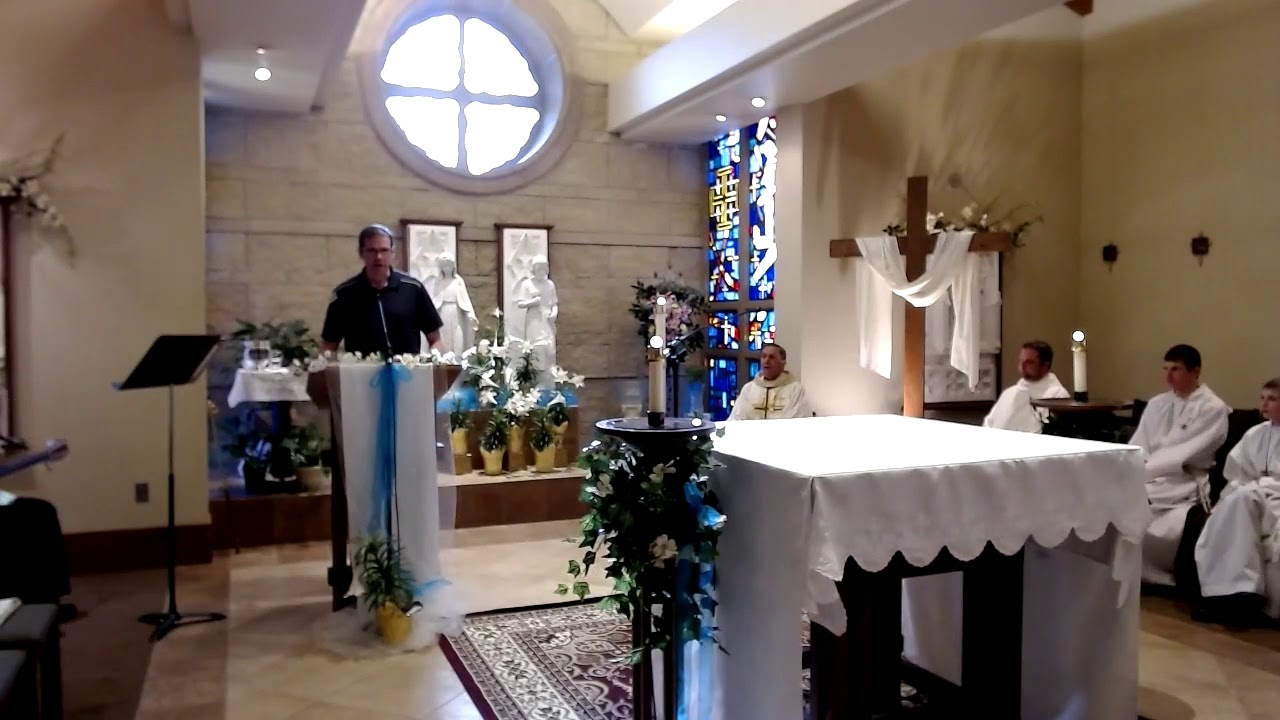 Third Sunday of Easter Mass. April 25, 2020. St. John VIanney Catholic