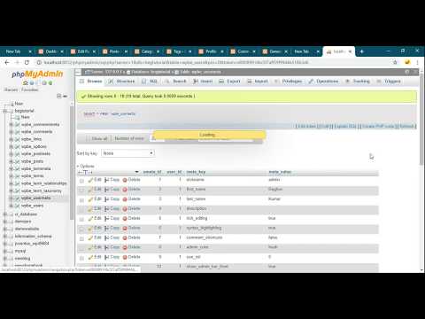 WordPress Default Database Tables Complete Explanation | WordPress Tutorials For Beginners In Hindi