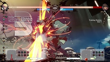 GGST Open Beta 2 Ky Throw Sideswap Combo