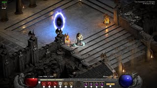 Diablo II: Resurrected Hammerdin Chaos Sanctuary Hell Run