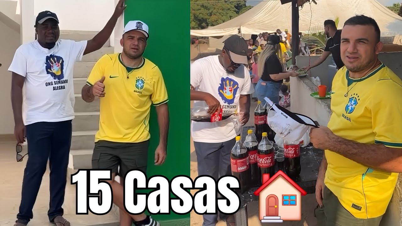 Junior Vianna - Vai Construir 15 Casas para Famílias Carentes em Moçambique 🤠 