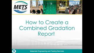 How to Create a Combined Gradation Report
