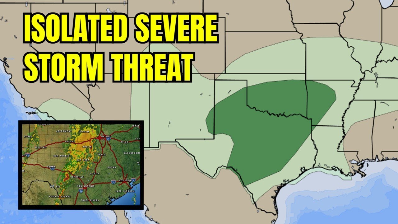 ⚡Severe storms and flash flooding possible across the southern Plains ...