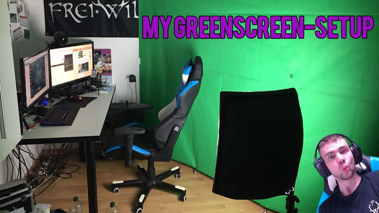 My GreenscreenSetup YouTube