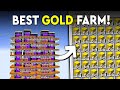 Minecraft NEW Gold Farm - FAST! - 550 BLOCKS PER/HR!