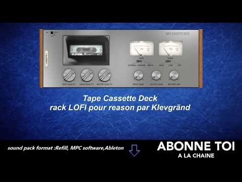 abc du beatmaking "propellerheads Tape Cassette Deck  RE par Klevgränd "