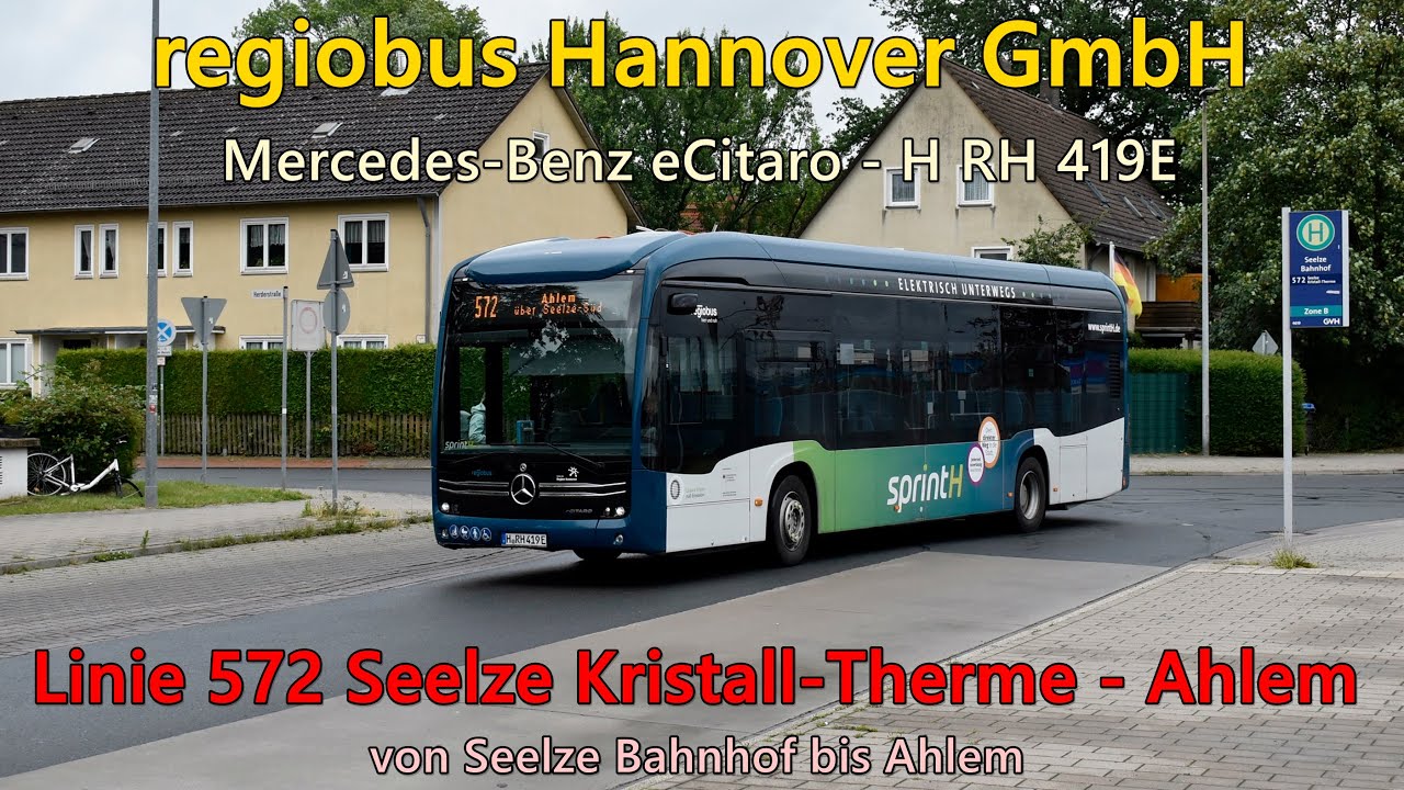 [Sound] Bus Mercedes-Benz eCitaro von regiobus Hannover GmbH - H RH 419E
