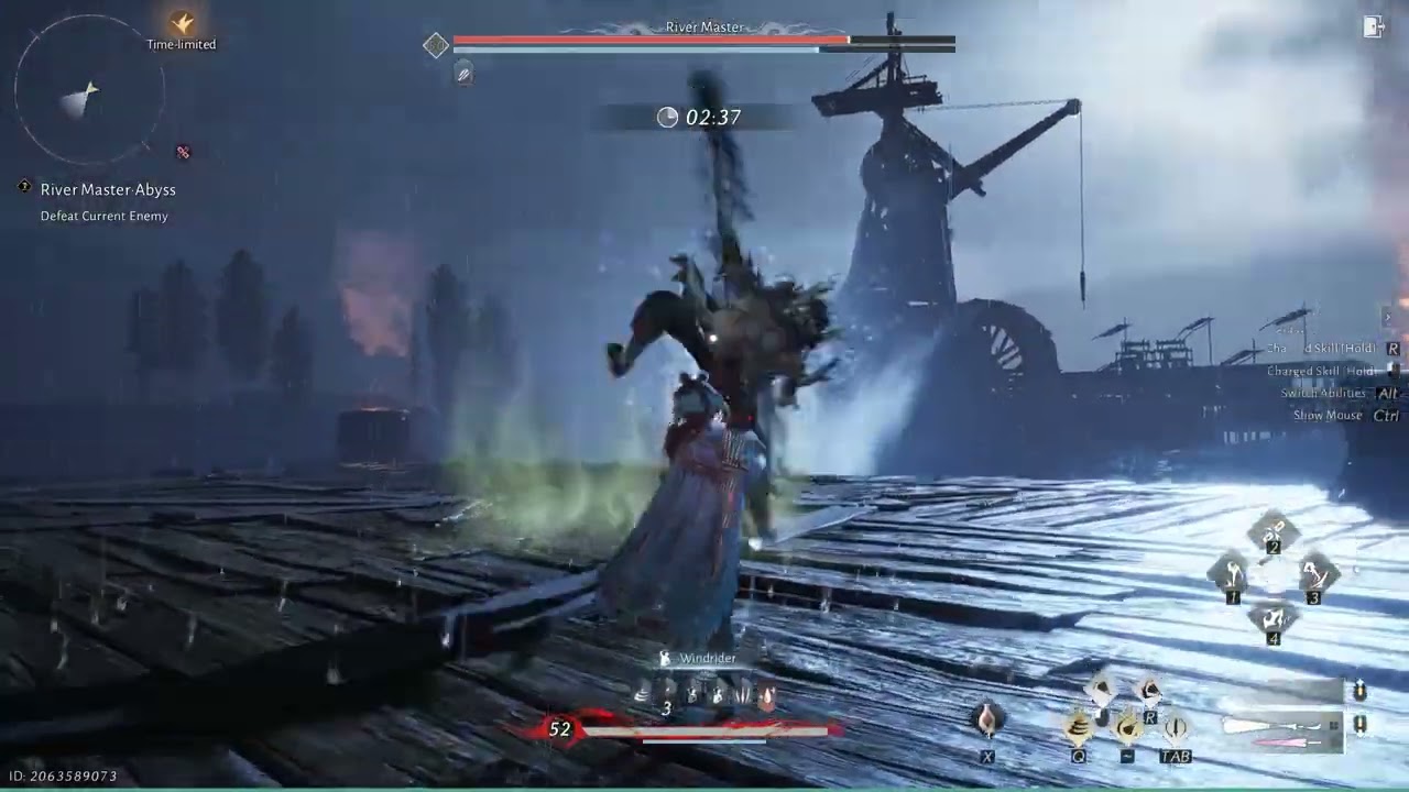 Where Winds Meet River Master Abyss | No Hit Run