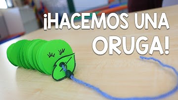 ¡Hagamos una Oruga! | Arte Preescolar | Clase en Casa