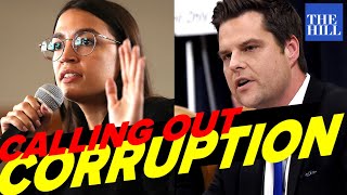 AOC, Matt Gaetz go scorched earth on GOP Senator alleged corruption