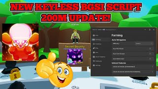 New BGSI Script Keyless AutoFarm | Update 3.5  | Github Free Link | Bubble Gum Simulator Infinity 🤑⭐