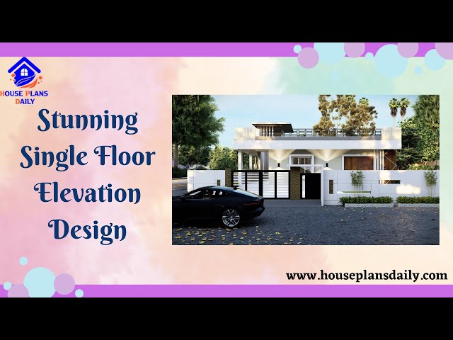Stunning Single Floor Elevation Design | Ghar Ka Naksha #vastushastra #elevationdesign #floorplans