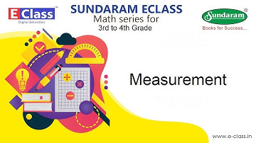 Eclass Kids Math Series- Measurement (For 3rd to 4th grade)