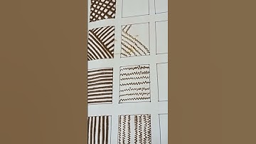 Types Of Mehndi Lines. || ZIGZAG Line. || #shorts #heena