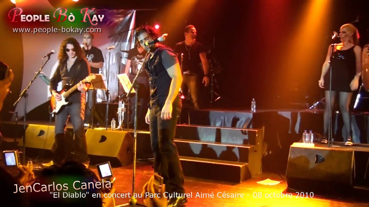 El Diablo en Martinique  JenCarlos Canela en Concert au Parc Culturel Aime Cesaire  08 octobre 2010