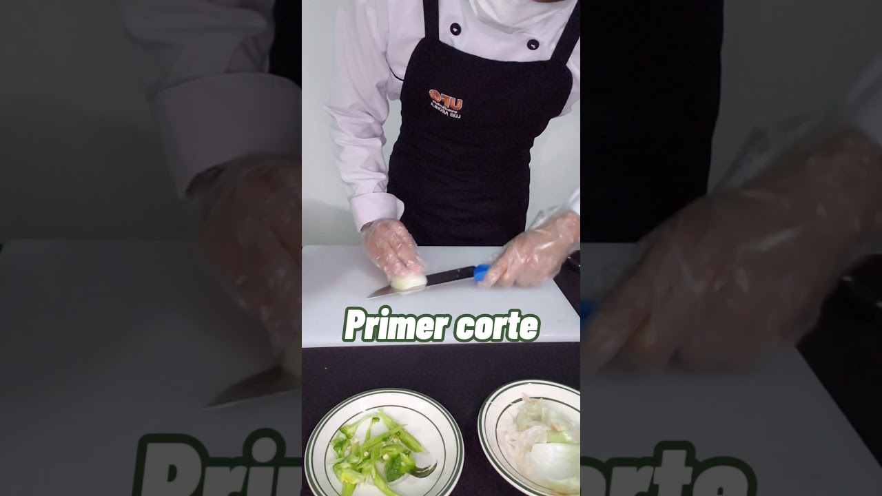 Cortes y creación de receta de destrucción total de mermas. COCINA I