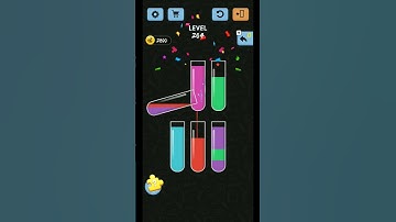 Water Color Sort Level 264 WalkThrough Solution Gameplay | LevelUpX | #watercolor#shorts#level264