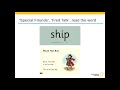 Read Write Inc. Phonics - Listening to your child read
