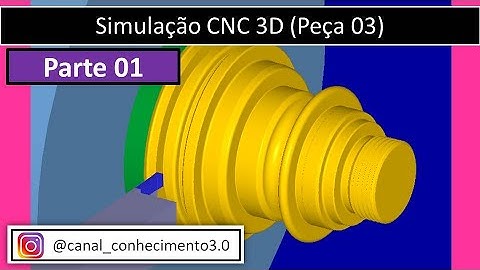 Simulação Usinagem 3D - Software Master CAM - Peça 03