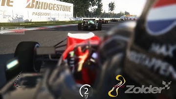 Zolder onboard RSR Formula 3 Assetto Corsa F3 ai race 60fps