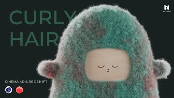 Curly Hair Material With Redshift In Cinema 4D