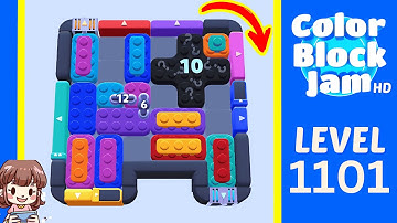 Color Block Jam Level 1101 Solution Walkthrough