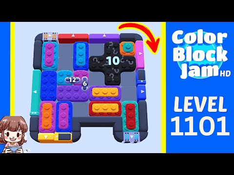 Color Block Jam Level 1101 walkthrough video preview