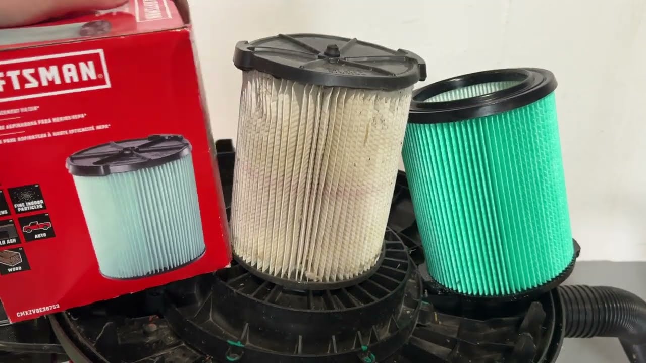 Craftsman Shop-Vac HEPA Filter Upgrade (Use With HEPA Bags) - YouTube