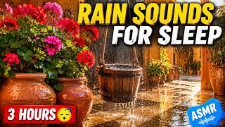 Heavy Rain Sounds on Clay Pots & Bucket for Deep Sleep | ASMR Rain & Nature Sounds #asmr #asmrsounds