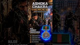 Major Sandeep Unnikrishnan 🇮🇳 | 26/11 Mumbai Hero | Ashoka Chakra Bravery #Shorts #trending
