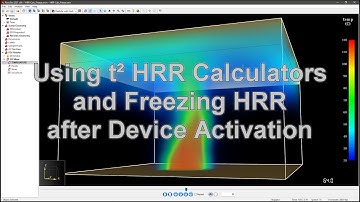 PyroSim - FDS, t² (t-square) Heat Release Rate Calculators and Freezing HRR after Device Activation