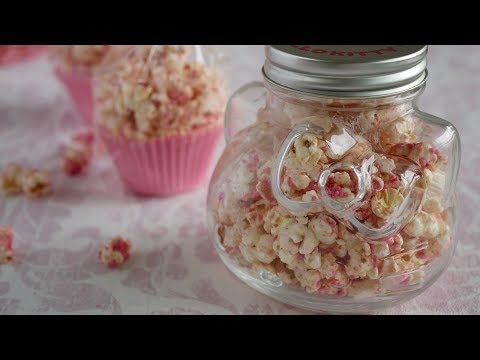 苺とホワイトチョコのポップコーン♪ | Strawberry popcorn