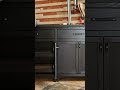 Just Finished a JET BLACK Credenza Cabinet #woodworking #furnituredesign
