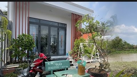 T.2671 bán ngôi nhà vườn wieu sông miền Tây cực đẹp tặng toàn bộ nội thất luôn đường xe ô tô nhựa