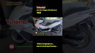 Service ringan PCX 160,#cara ganti oli mesin dan oli girboks pcx160#shorts