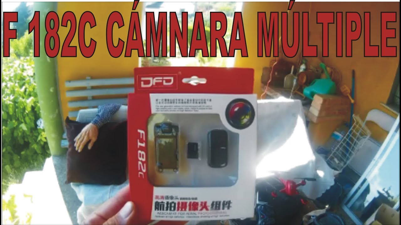 dronesense F182C CÁMARA COMPATIBLE JJRC/DFD (UNBOXING Y PRUEBA)