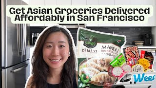 How to get Asian Groceries Delivered Affordably in San Francisco | Weee! Asian grocery unboxing