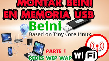 montar beini en memoria usb 2014 hackear redes wifi  wep wpa parte 1 de 2
