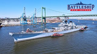Moving the Battleship New Jersey Drone Footage 4K by Wildwood Video Archive 131,501 views 2 months ago 4 minutes, 35 seconds