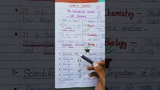 Class 6- the wonderful world of science # study#science#learning #