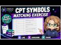 Medical Coding Matching Game CPT Symbols Known Certification Exam Examples #medicalcoder #cpt