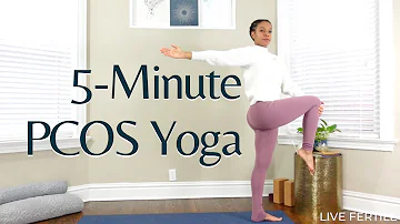 Five-Minute PCOS Yoga | Yoga for Polycystic Ovary Syndrome