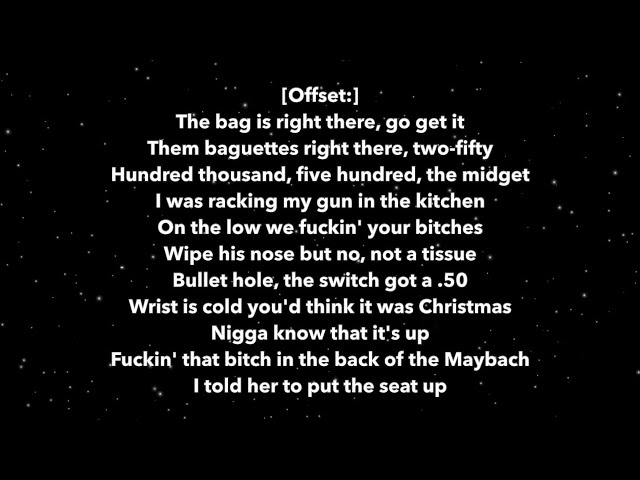 Migos freestyle L. A Leakers #111 Lyrics