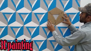 # 081 3d Wall painting//3d wall decoration/cat Tembok kreatif 3d LUKISAN dinding 3d