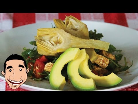 Artichoke Avocado and Feta Salad Recipe | Quick Healthy Salad