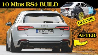 RS4 Встроенный 10 минут RS4 Полное преобразование B9 Audi A4