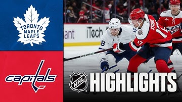 Maple Leafs vs. Capitals | NHL Highlights | November 28, 2025